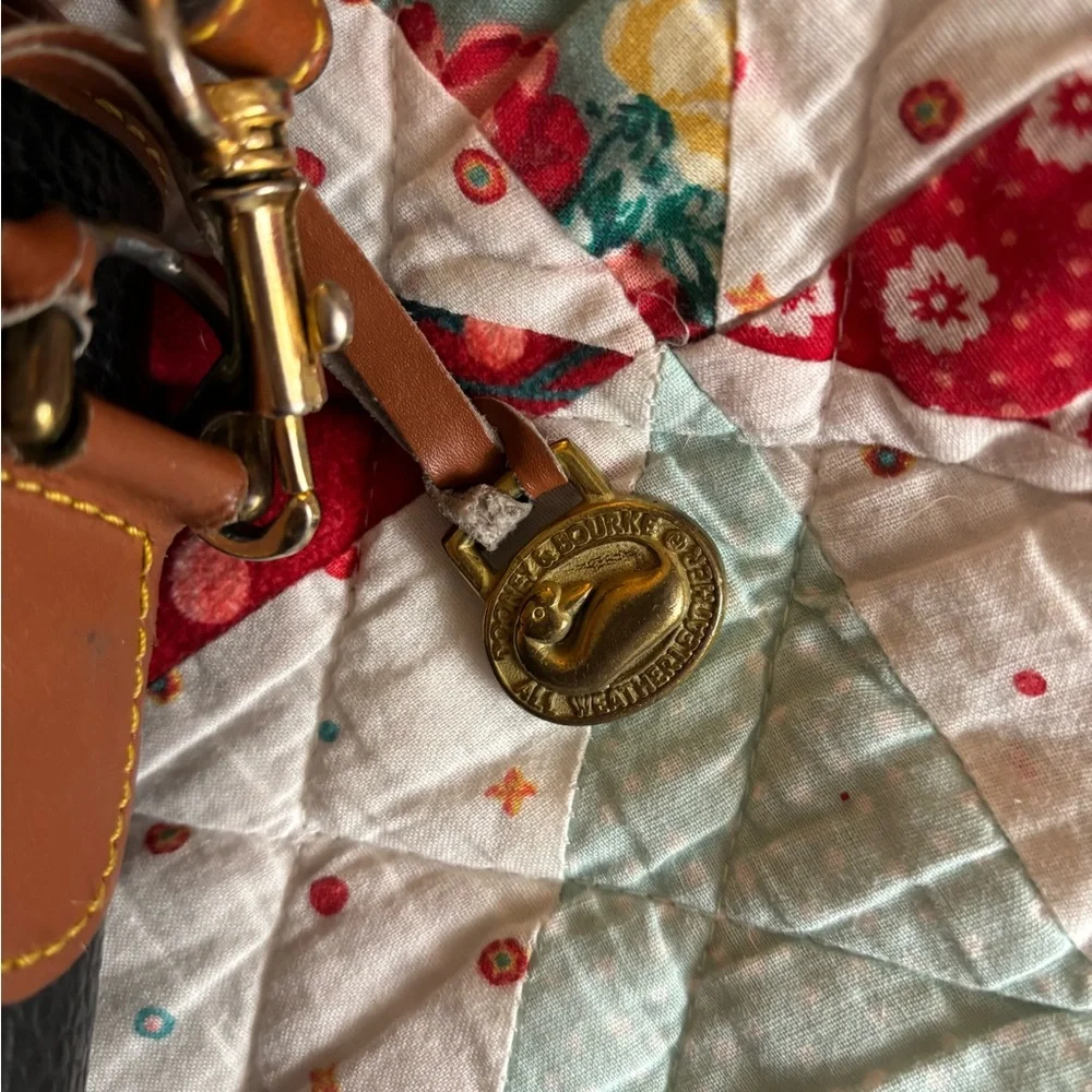 Dooney & Bourke Black and Tan Crossbody Bag - Picture 5 of 9